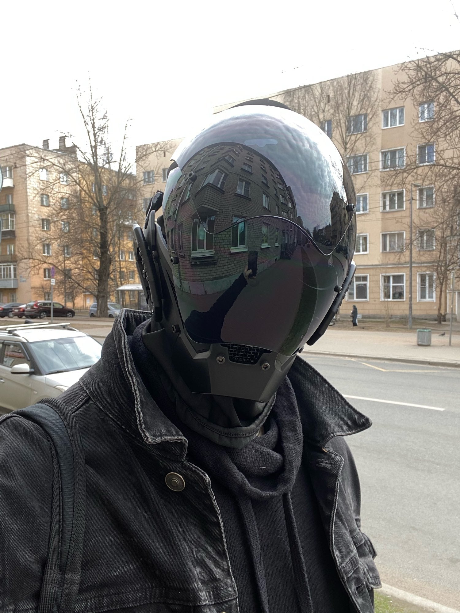 futuristic motorbike helmets