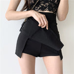 black streetwear mini skirt - Vignette | OFF-WRLD