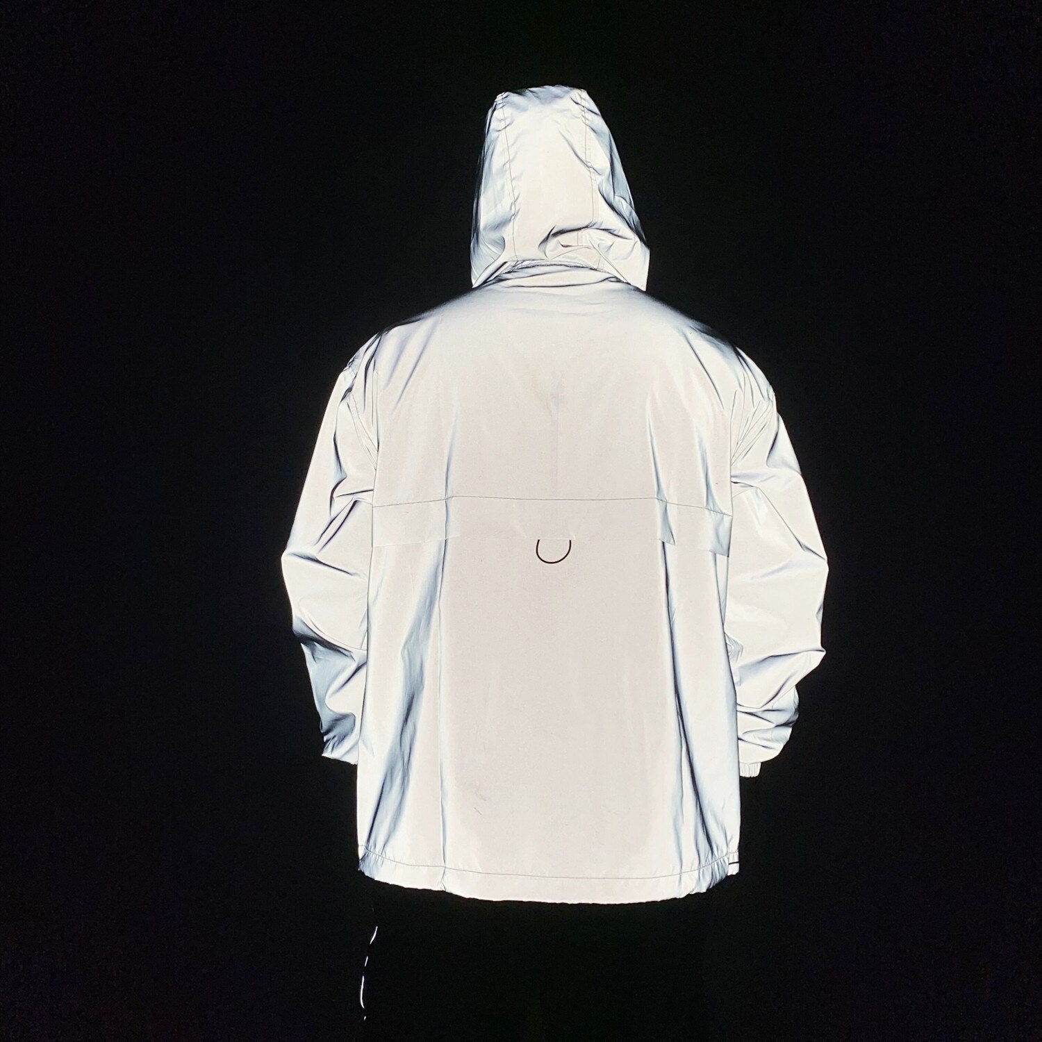 OFF-WRLD Techwear Men's Reflective Windbreaker Jacket