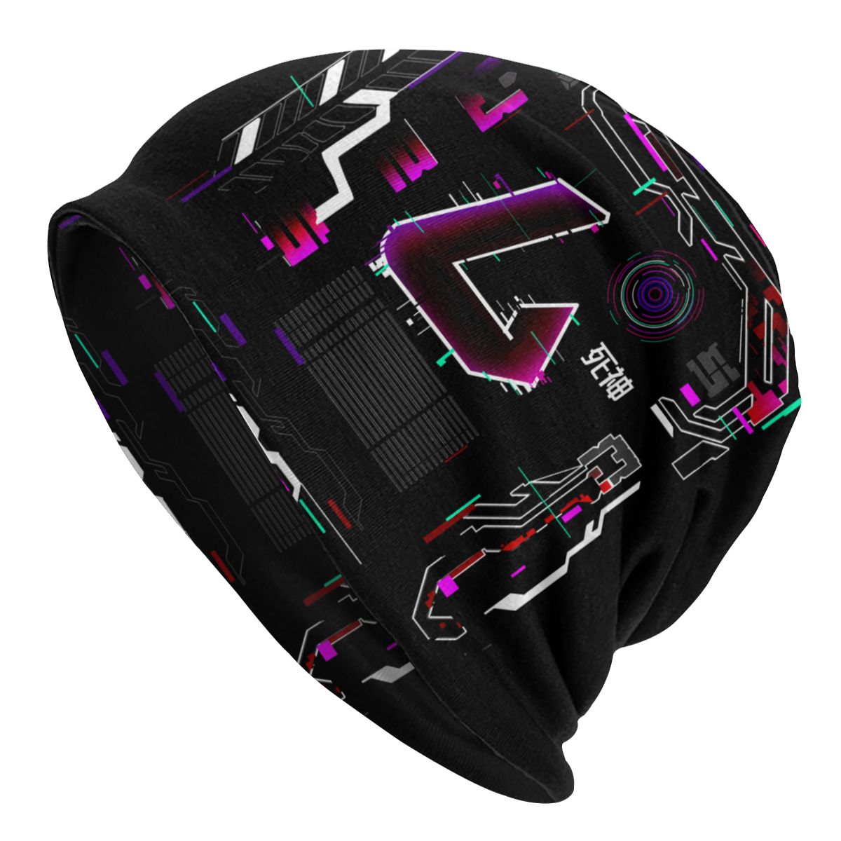 cyberpunk samurai beanie