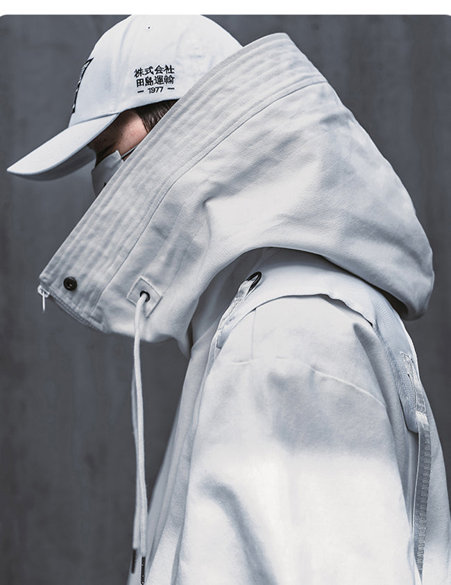 Techwear Anorak Jacket OFF WRLD Techwear White XL