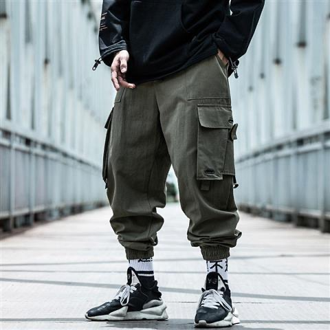 【KOOLOSET】Summer Cooling Cargo Banding Pants Techwear Cargo Pants | OFF-WRLD TECHWEAR