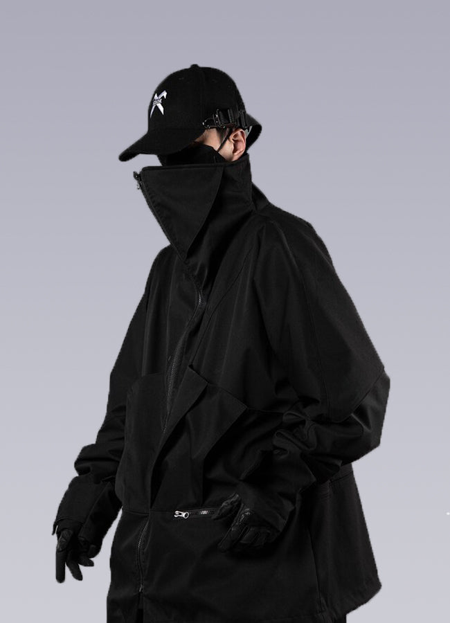 ジャケット・アウター 2022AW DETACHABLE COLLAR COAT Japanese High Collar Jacket | OFF-WRLD TECHWEAR