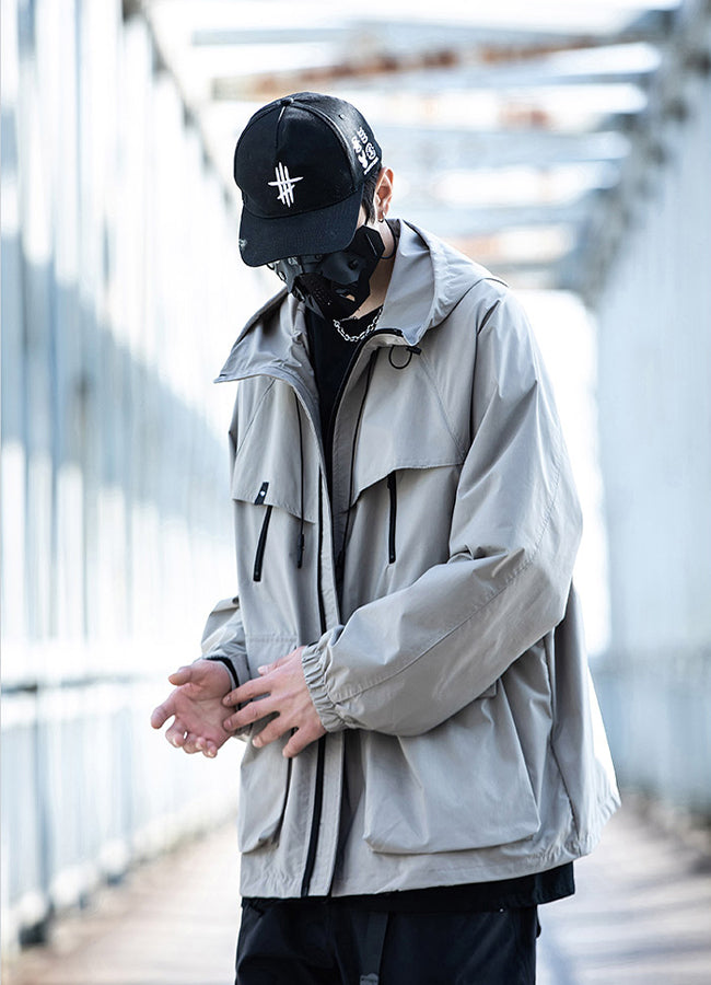 Hooded Cargo Jacket OFF WRLD TECHWEAR